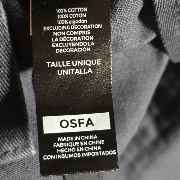 Lightning Bolt Hat Cap Men's Blue Gray Strap Back Adjustable Baseball - Picture 10 of 10